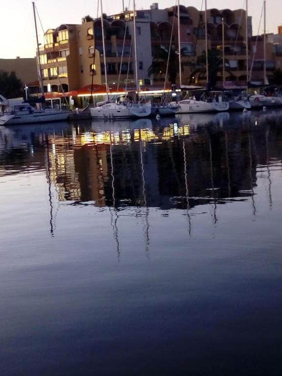 Gruissan Appartement Calme, Vue Sur Port De Plaisance -Clim, Empl.Parking Εξωτερικό φωτογραφία